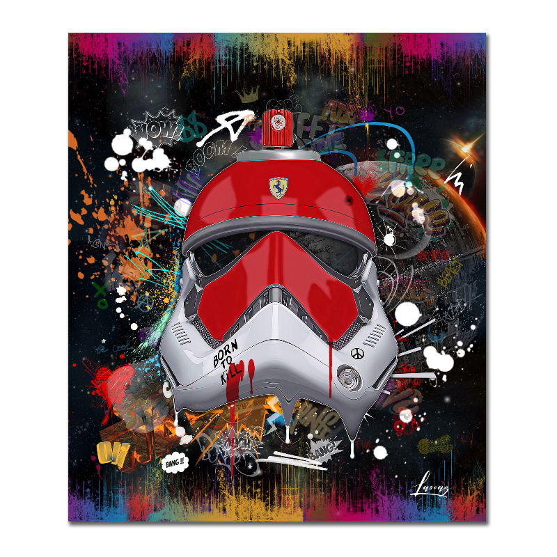 Objets et sculptures Pop Art Casque StormTrooper aux enchères sur wallart21