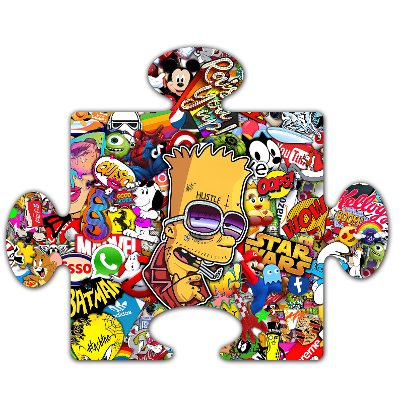 Enchères Puzzle Simpson Art pop Art