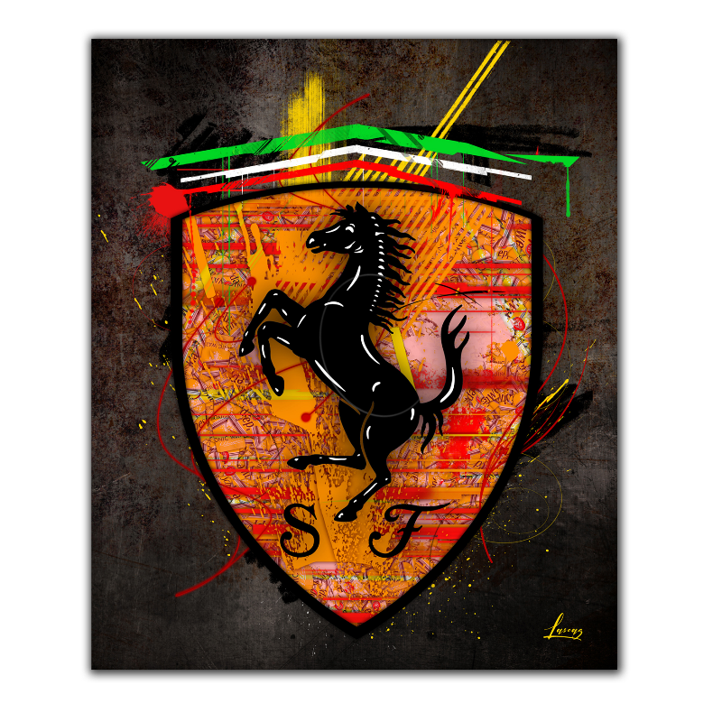 Tableaux Pop Art Ferrari Art aux enchères sur wallart21