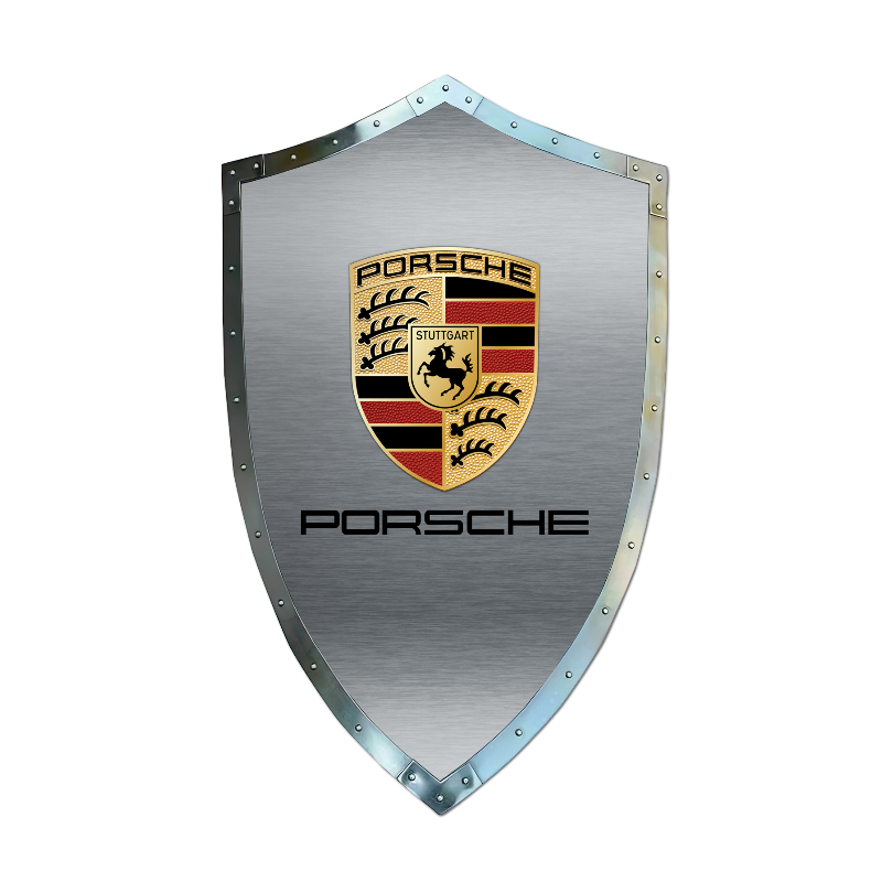 Décorations murales  Pop Art  Blason Porsche II aux enchères sur wallart21